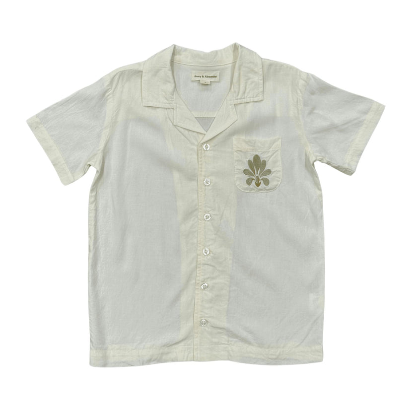 Boy's Linen Button Top