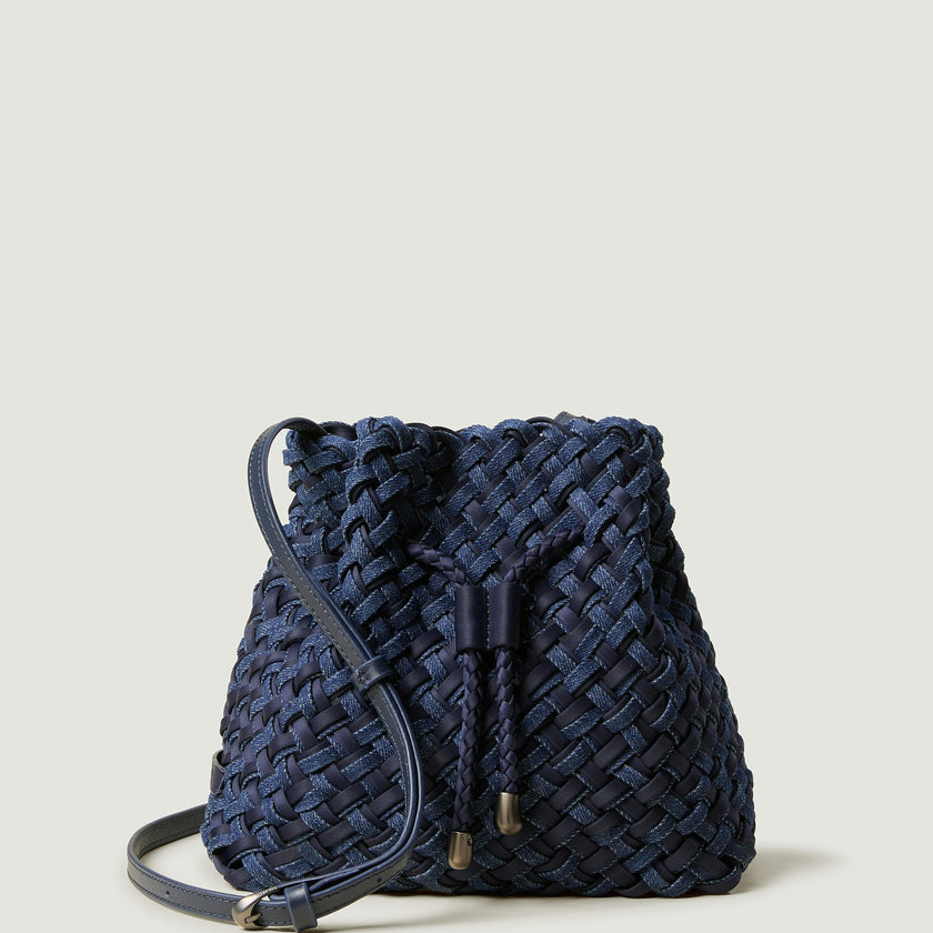 Gramercy Bucket Double Weave Denim | Indigo
