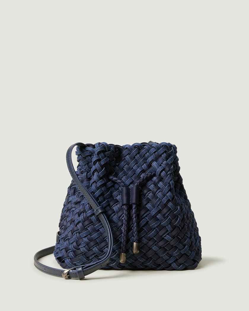 Gramercy Bucket Double Weave Denim | Indigo