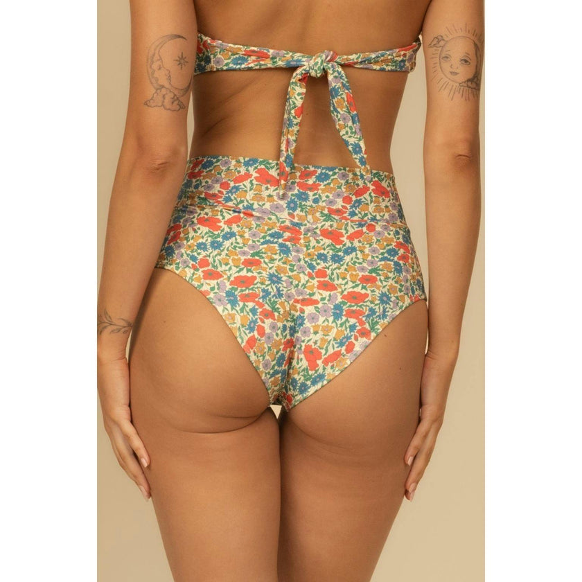 Added Coverage High Rise Bikini Bottom