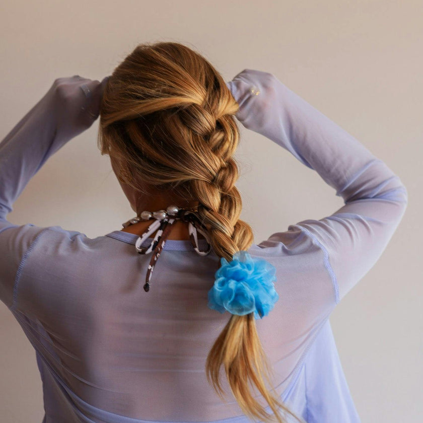 NEON MIDI ORGANZA SCRUNCHIE