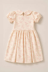 Mini Alayna Play Dress in Banana Creme Aquarelle Fleur