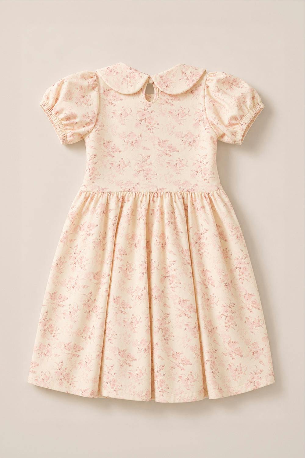 Mini Alayna Play Dress in Banana Creme Aquarelle Fleur