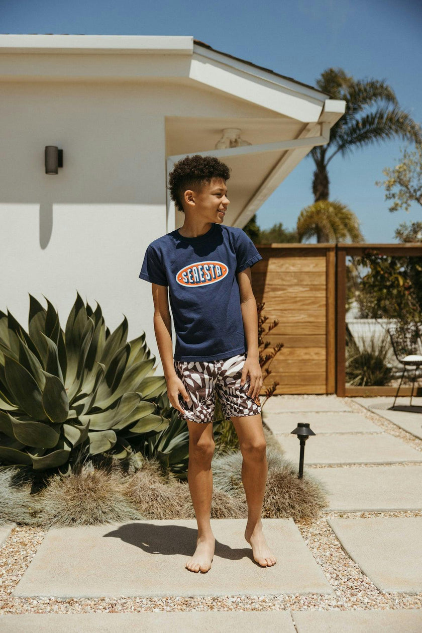 Seaesta Fuel Tee / Youth / Navy Blue