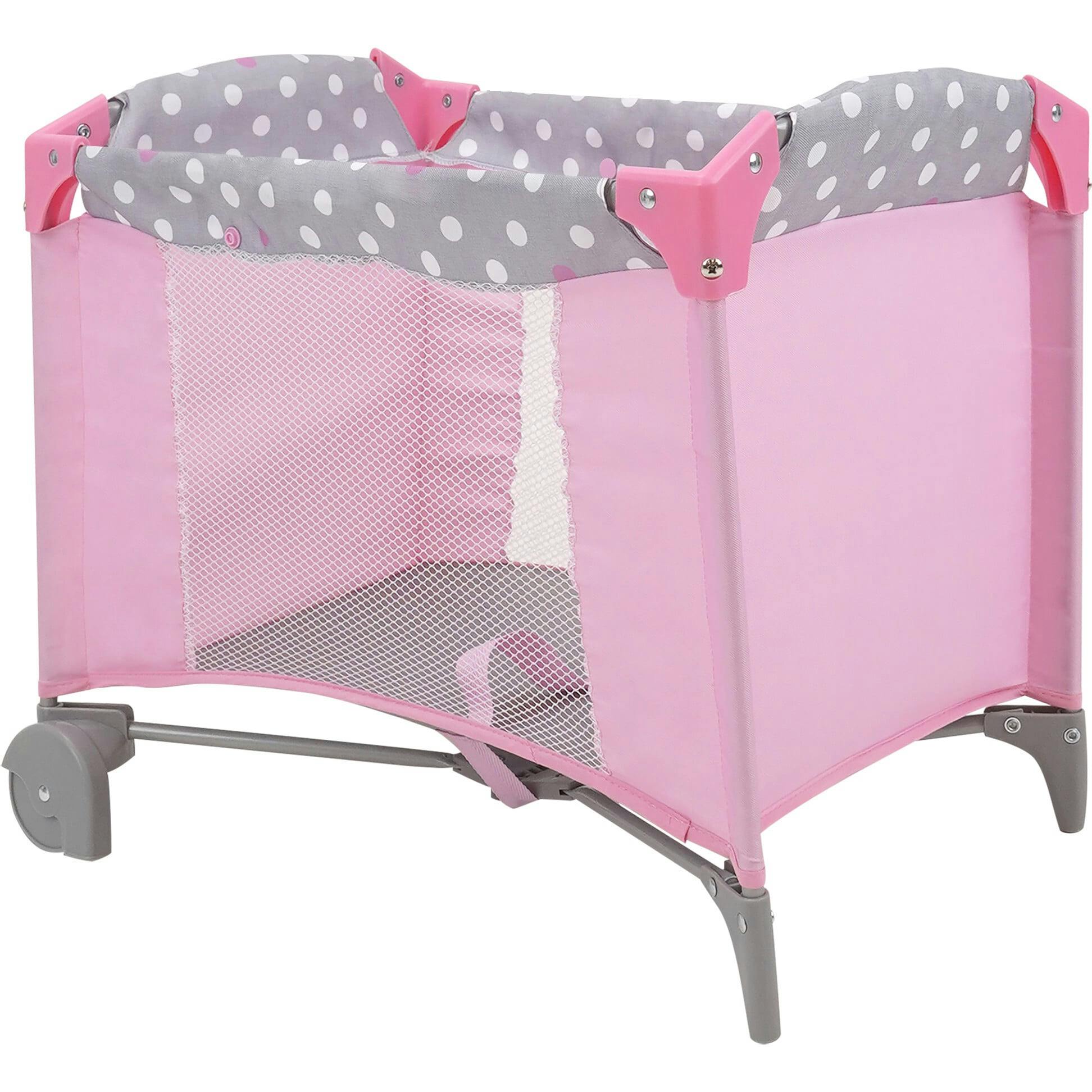 Cotton Candy Pink Doll Play Yard - Pink