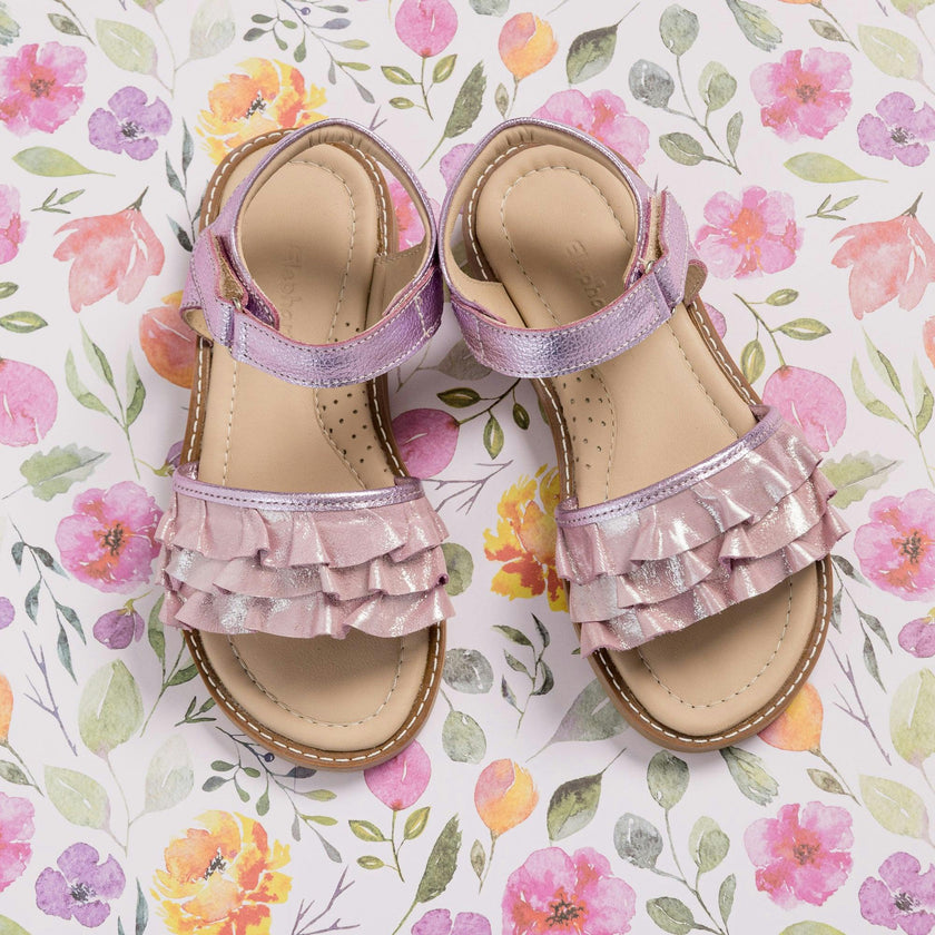 Toddler Flamenco Sandal | Carnation Pink Suede