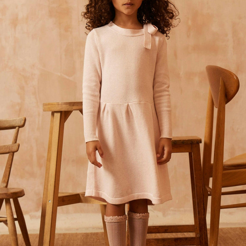 Bow Tie Dress | Blush