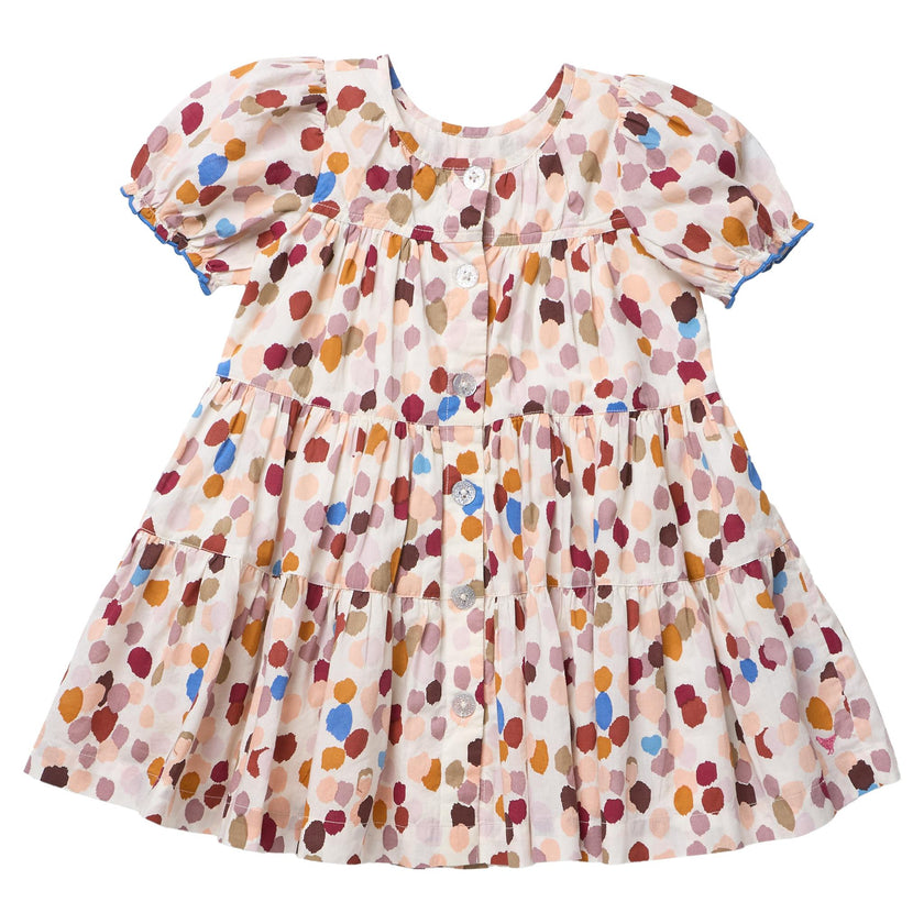 Girls Elizabeth Dress - Autumn Spots