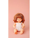 Colourful Edition Collection - Baby Doll Caucasian Redhead Girl 15" (pink rompers)