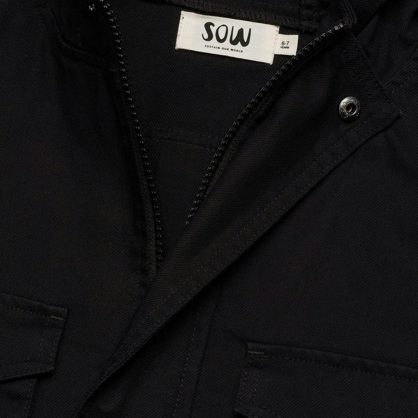 Organic Cotton Boxy Cargo Jacket&nbsp;