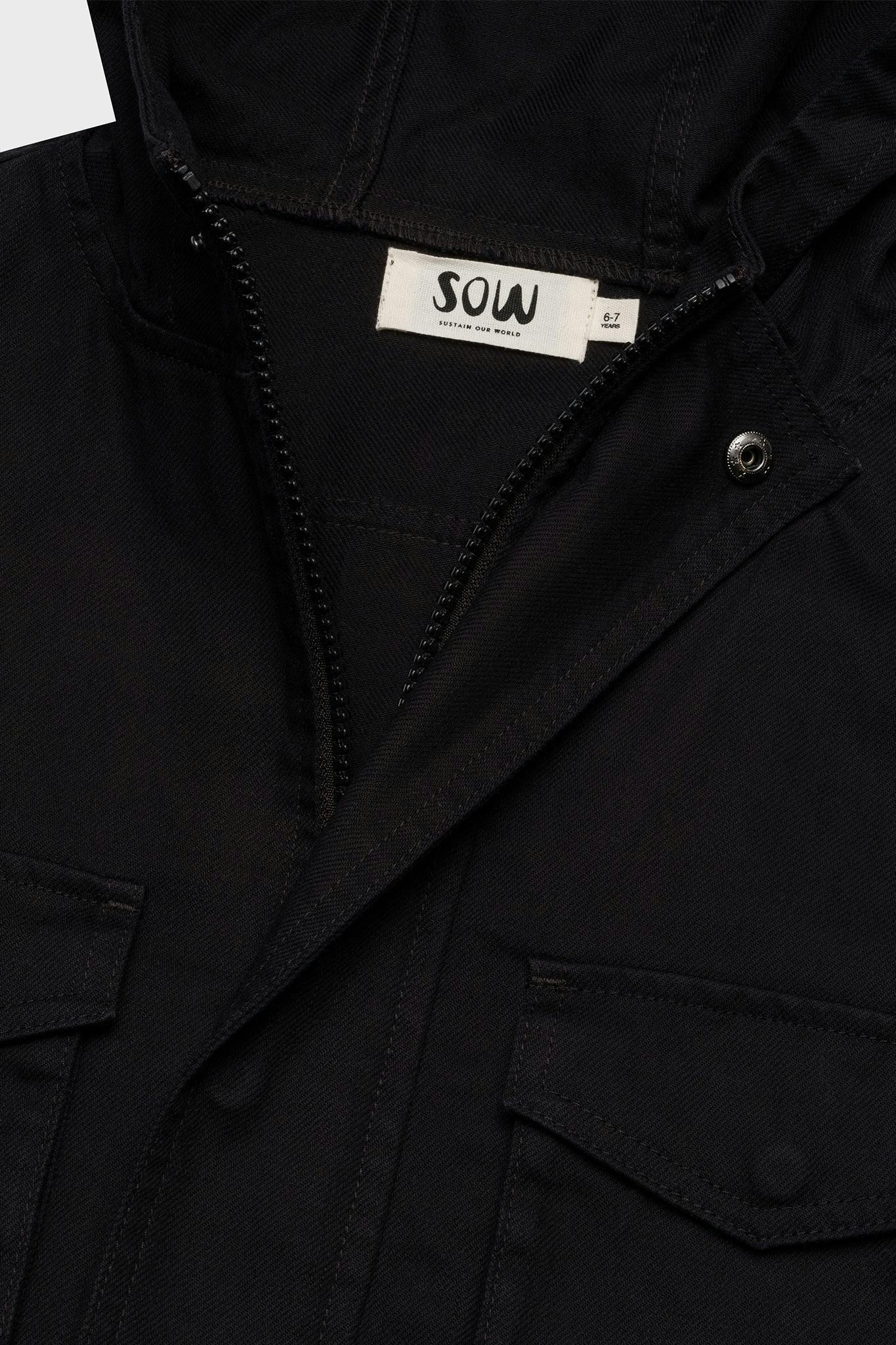 Organic Cotton Boxy Cargo Jacket&nbsp;