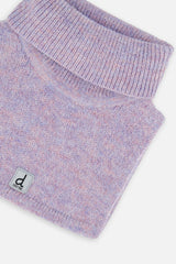 Knit Turtle Neckwarmer Lavender