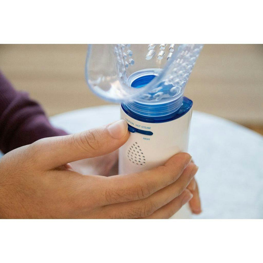 Corded Steam Inhaler with Vapor Pad Tray & Auto Shut-Off