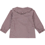 Gingham Collar Blouse