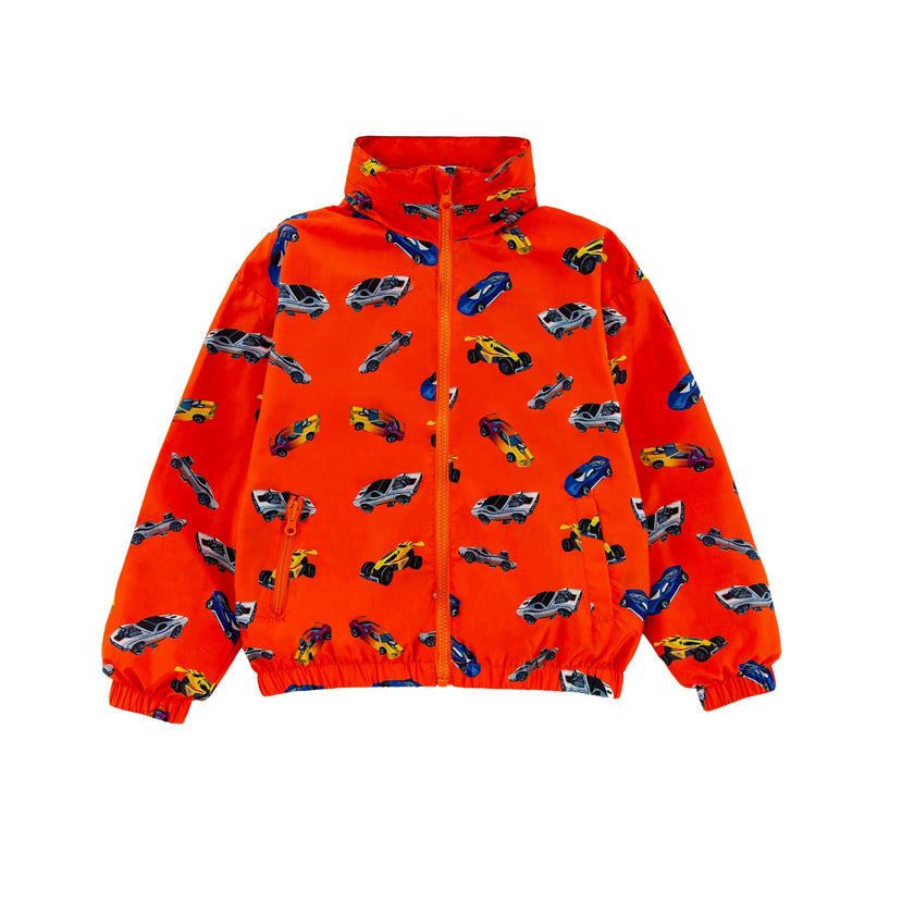 Max Reversible Rain Jacket Windbreaker, Hot Rod