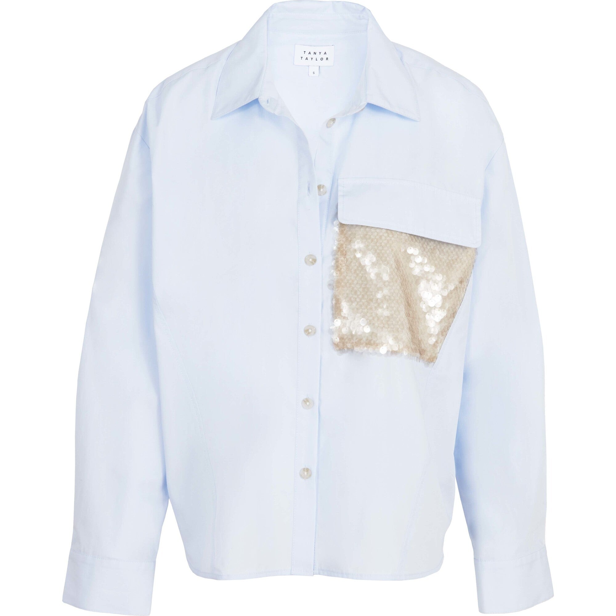 Women's Topher Sequin Top, Blue