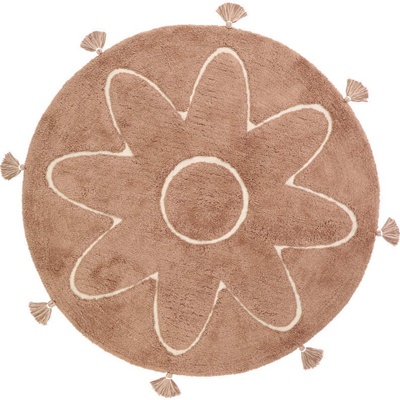 Yva Bohemian Tassel Round Rug