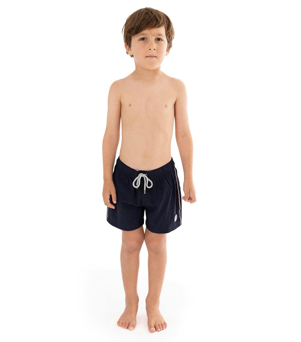 boys solid swim shorts navy