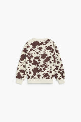 TNS Logo Sweatshirt Cow Print