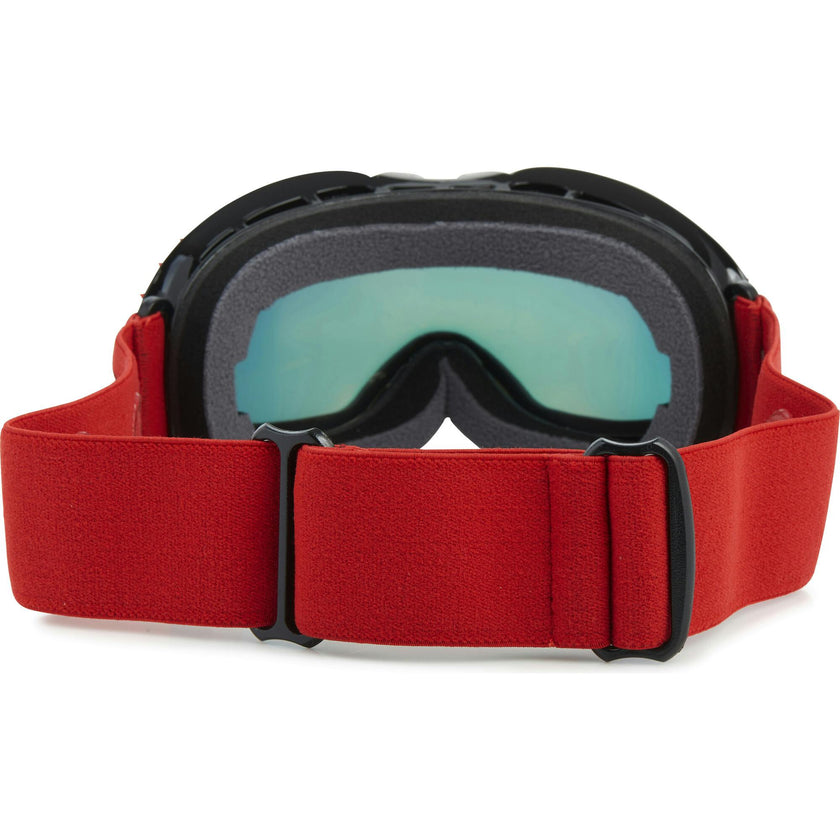 Red Spike Black Frame Ski Goggle