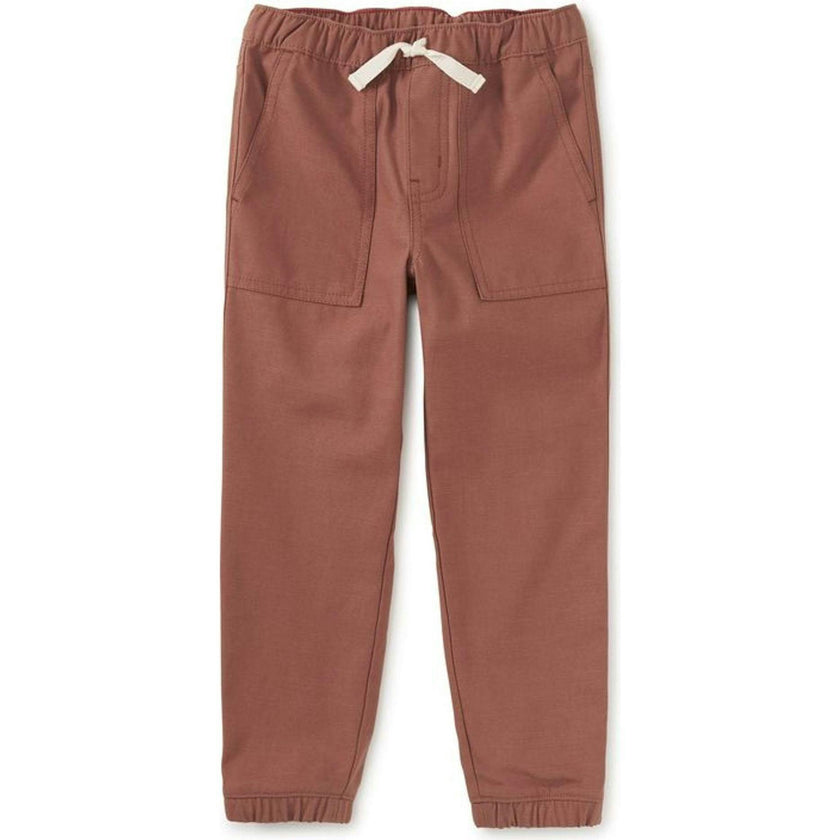 Game On Reverse Twill Joggers, Red