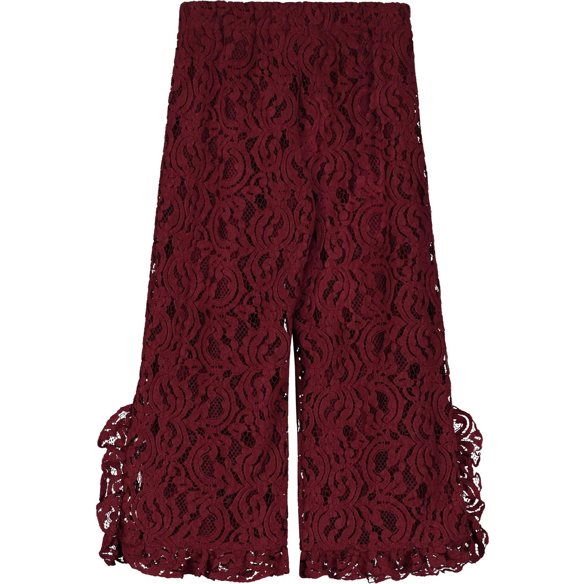 CHENILLE LACE TROUSERS