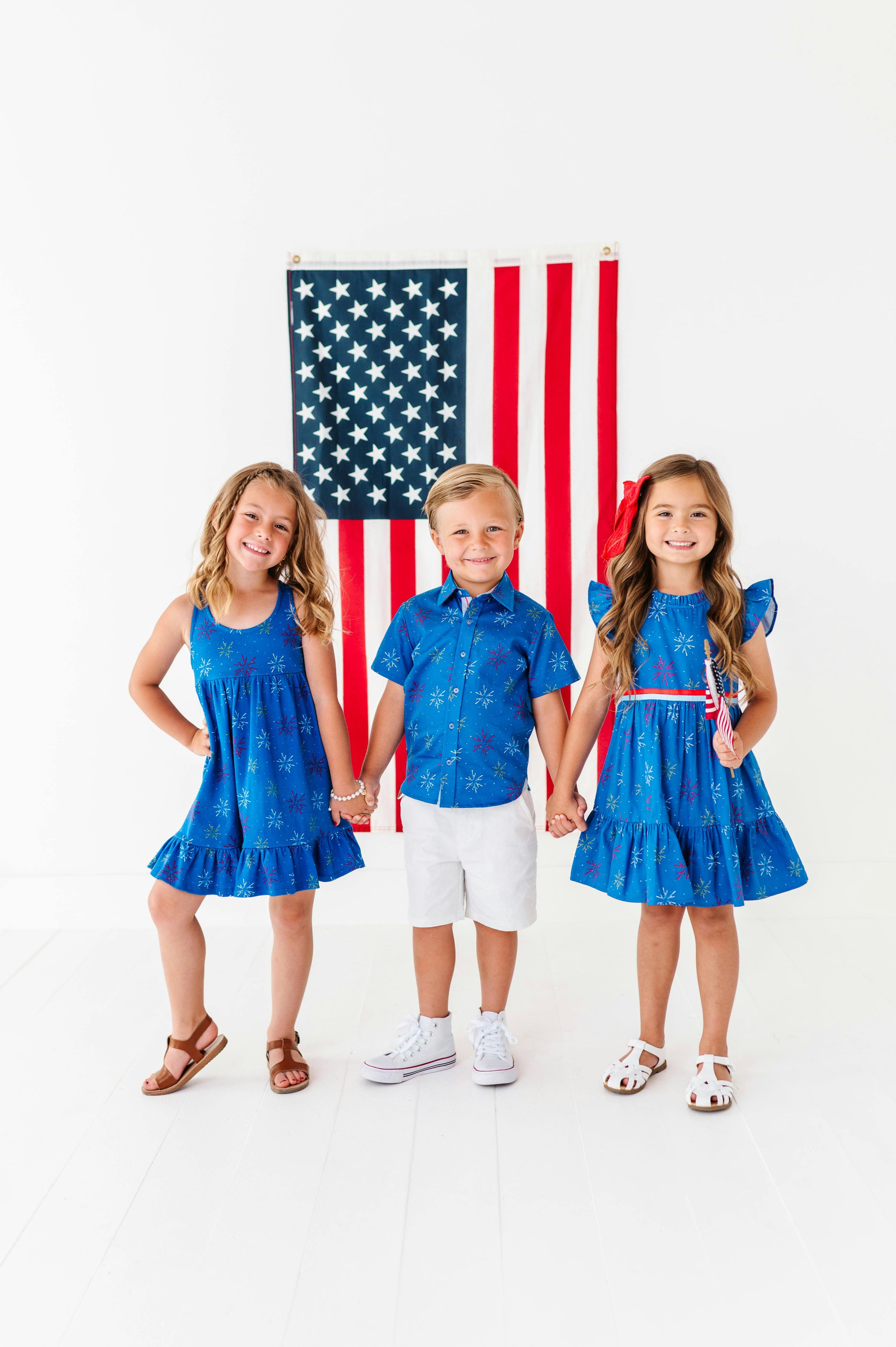 Firework Finale Ruffle Dress