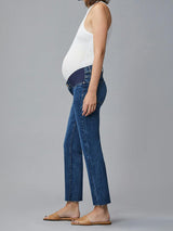 Patti Straight Maternity Vintage Jeans | Seaborn Raw