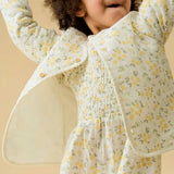Floral Muslin Padded Jacket