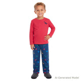 Boys (4-7) Pajama Set | Dino Sleep