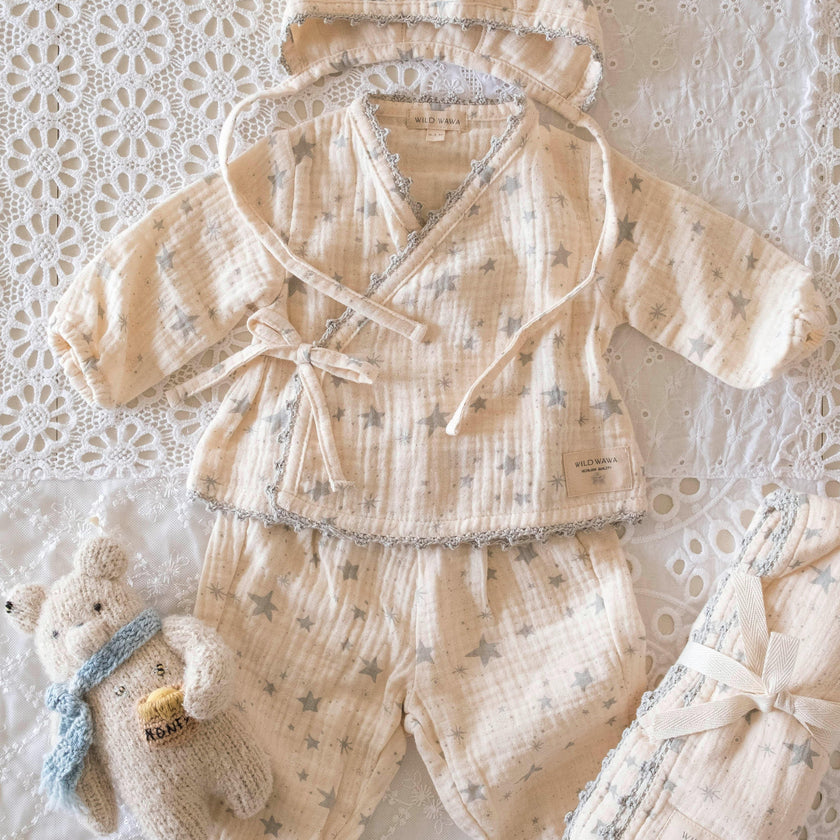 Gauze Three Piece Set