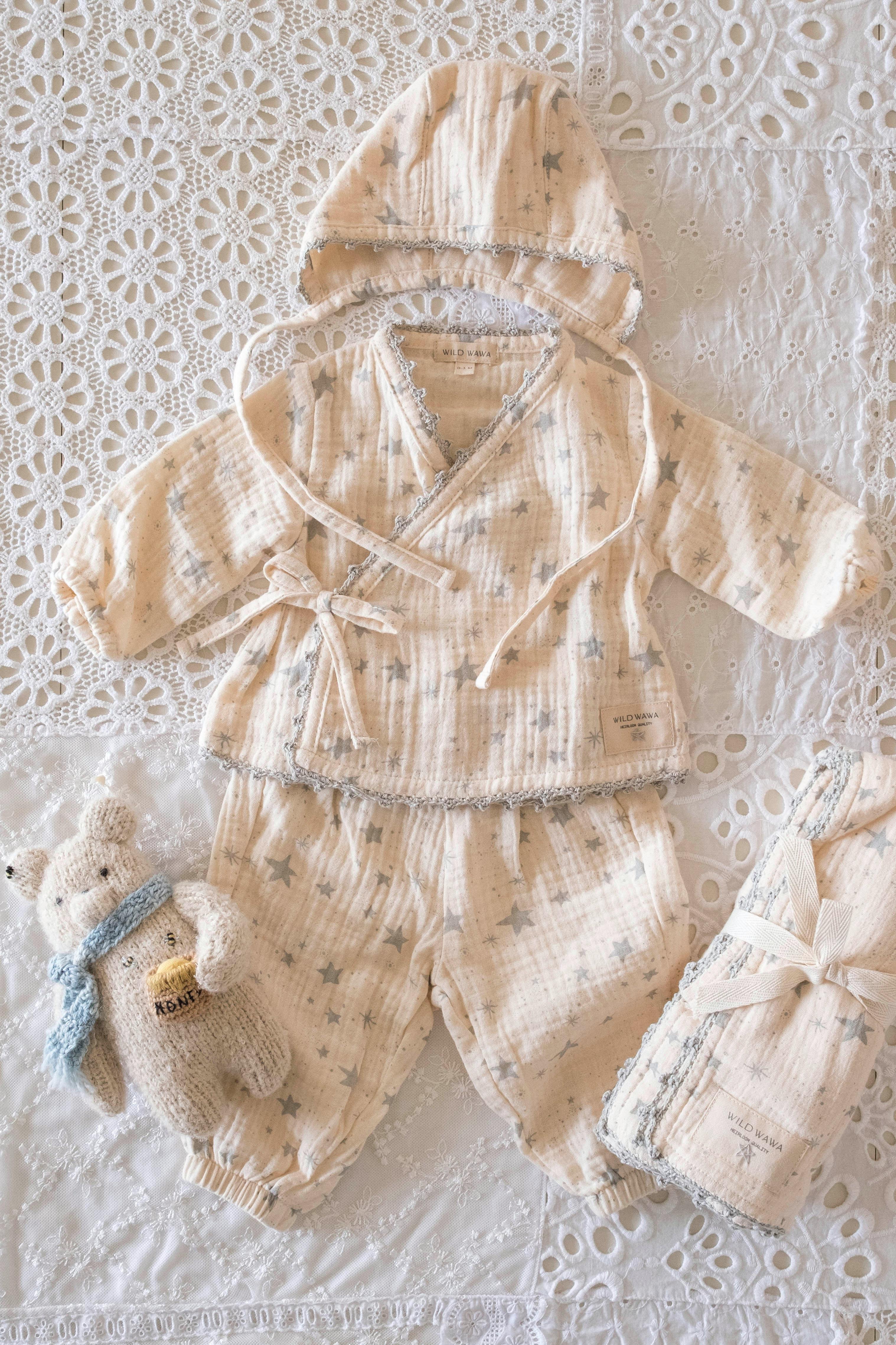 Gauze Three Piece Set