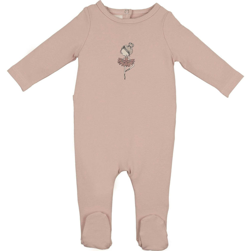Ballerina Printed Footie