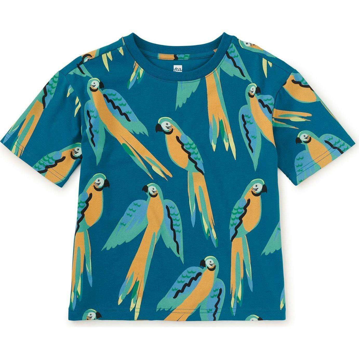 Easy Printed Tee, Blue