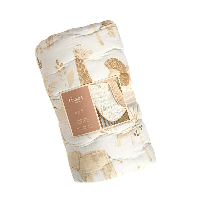 Kendi Safari Animal Cotton Quilted Baby Play Mat