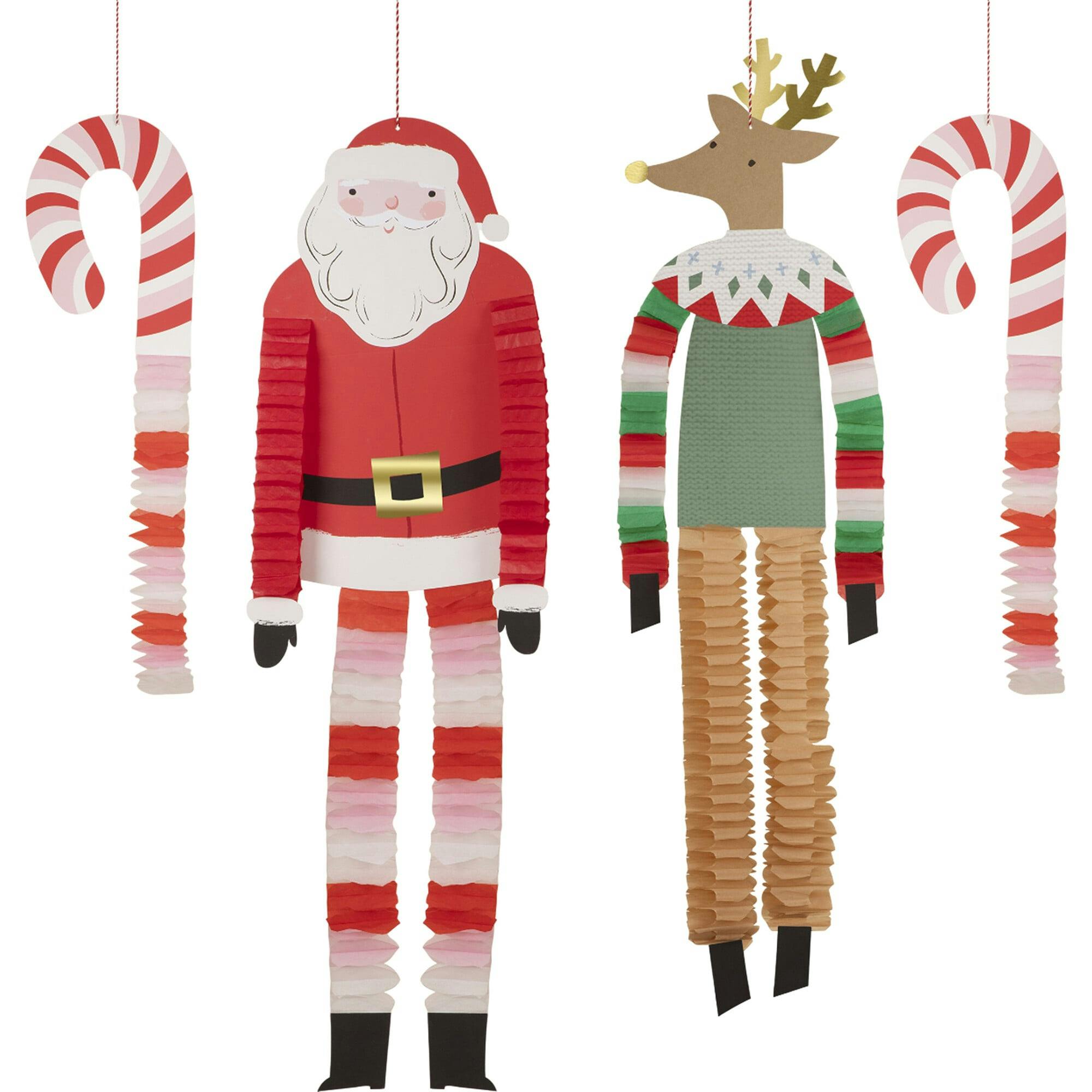 Long Legged Santa & Decorations