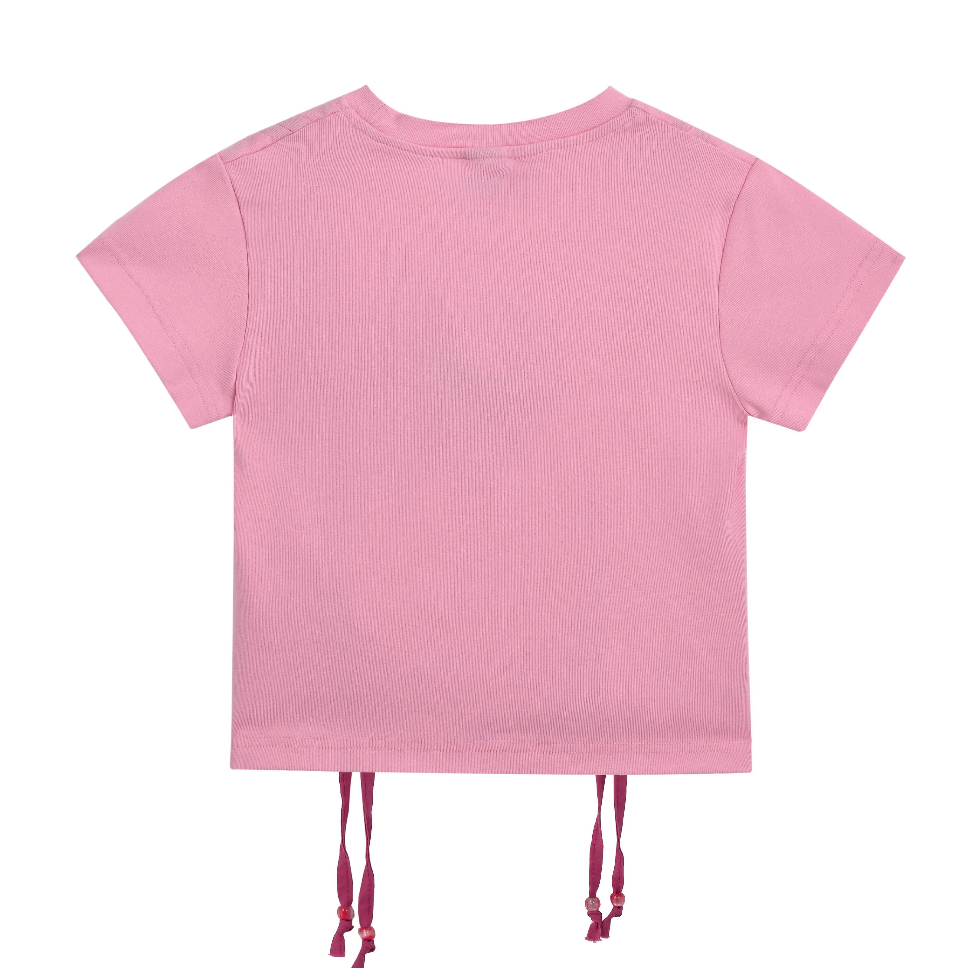 Pink Tee with Star Accent