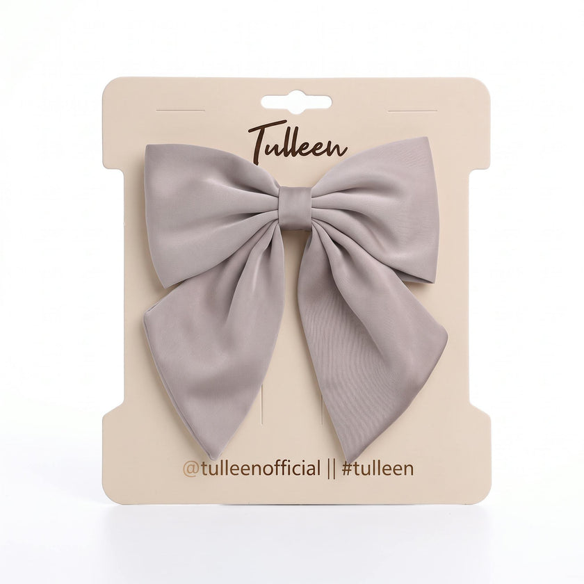 Satin Statement Oversized Hair Clip