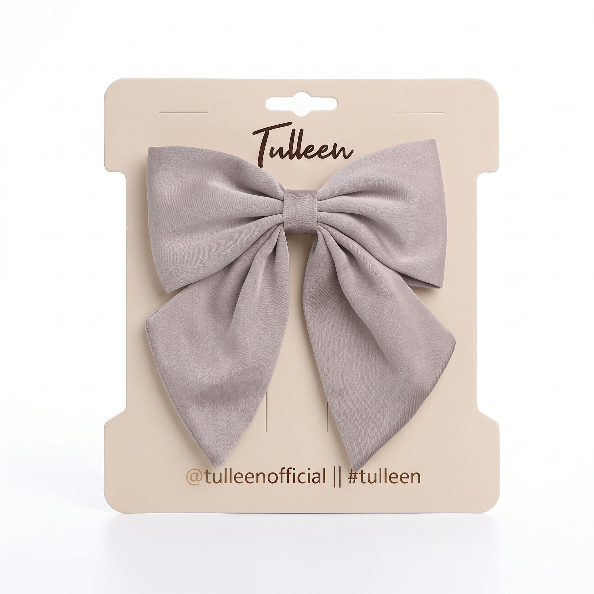 Satin Statement Oversized Hair Clip
