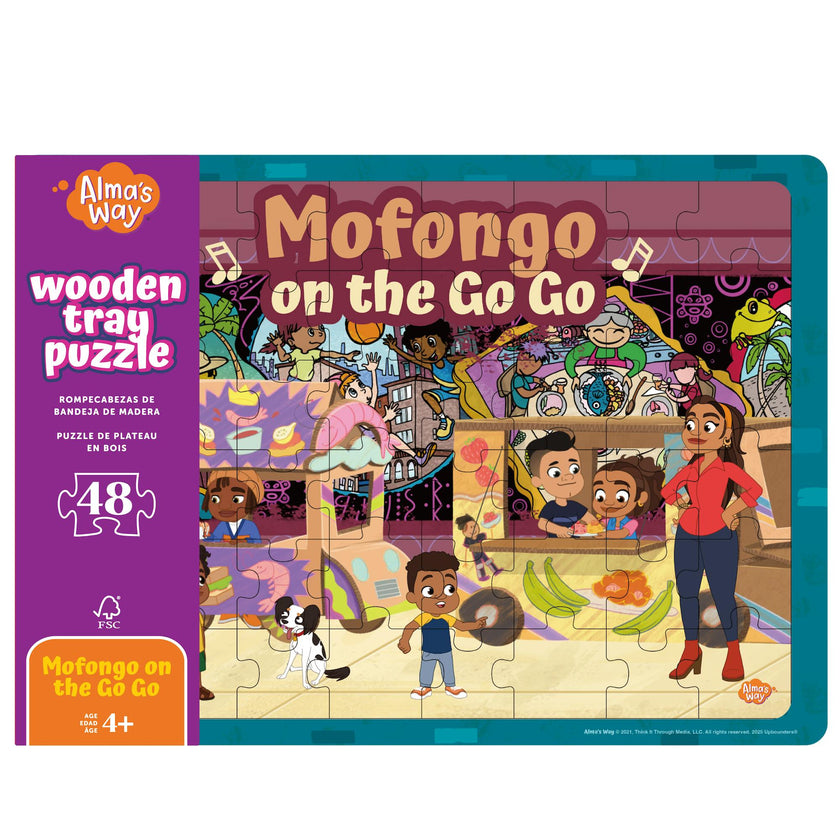 Alma’s Way™ Mofongo on the Go Go 48p FSC® Wooden Tray Puzzle