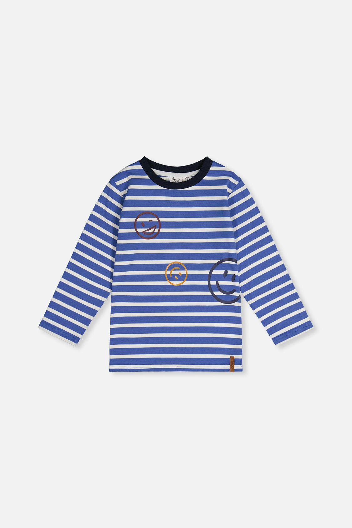 Long Sleeve T-Shirt Blue And White Stripes