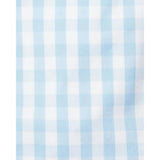 Men's Twill Pajama Set in Light Blue Gingham
