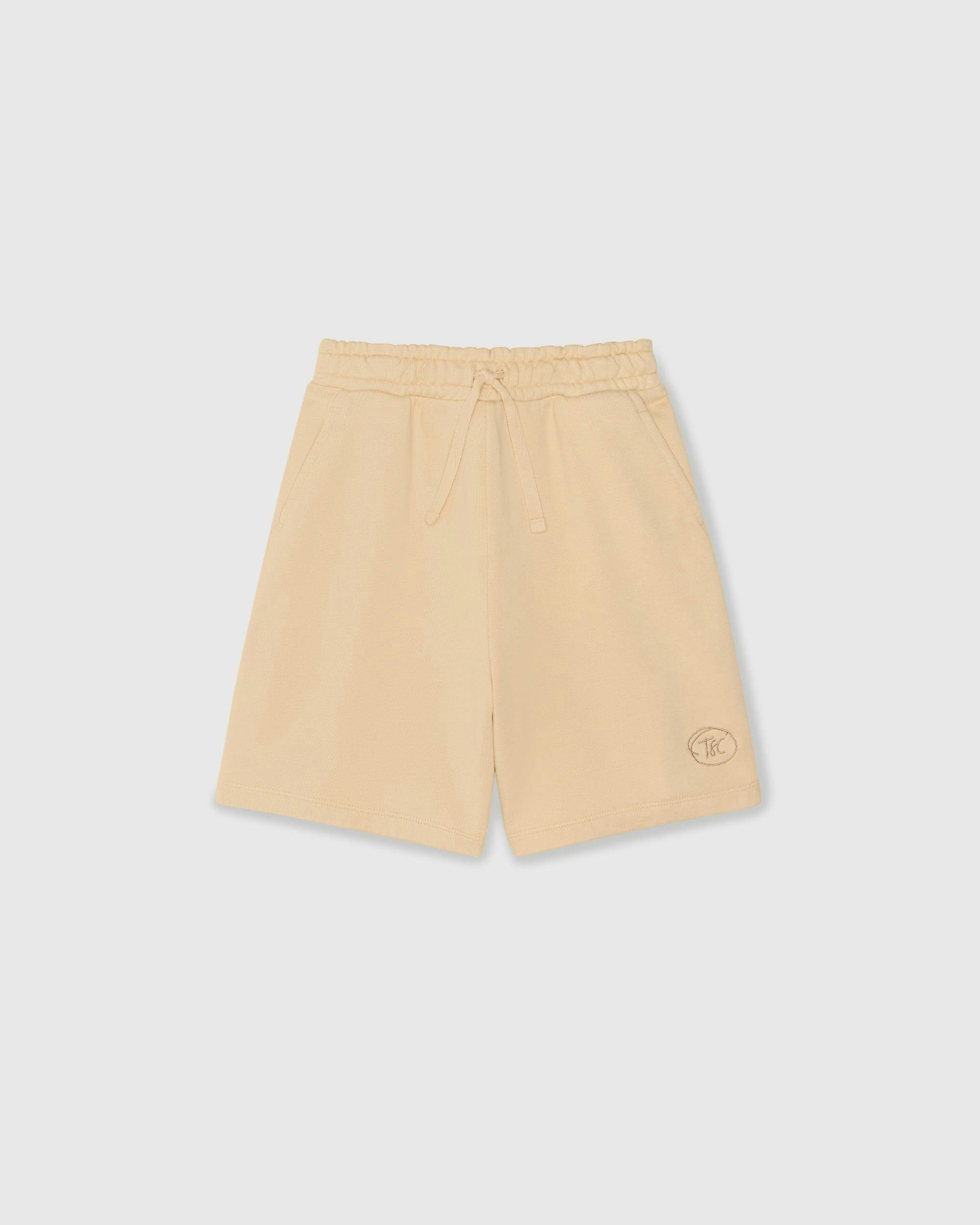 Natural Dye Everyday Shorts in Shortbread