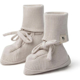 Knitted Booties Blue