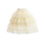Black Knit Top with Tulle Skirt