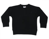 Kids Crew Neck Sweatshirt - Black Bolt