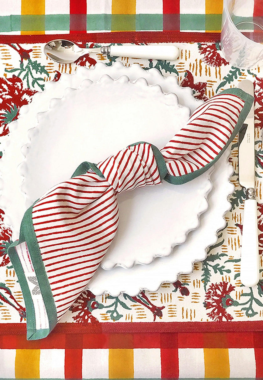 Block-Printed Table Napkins