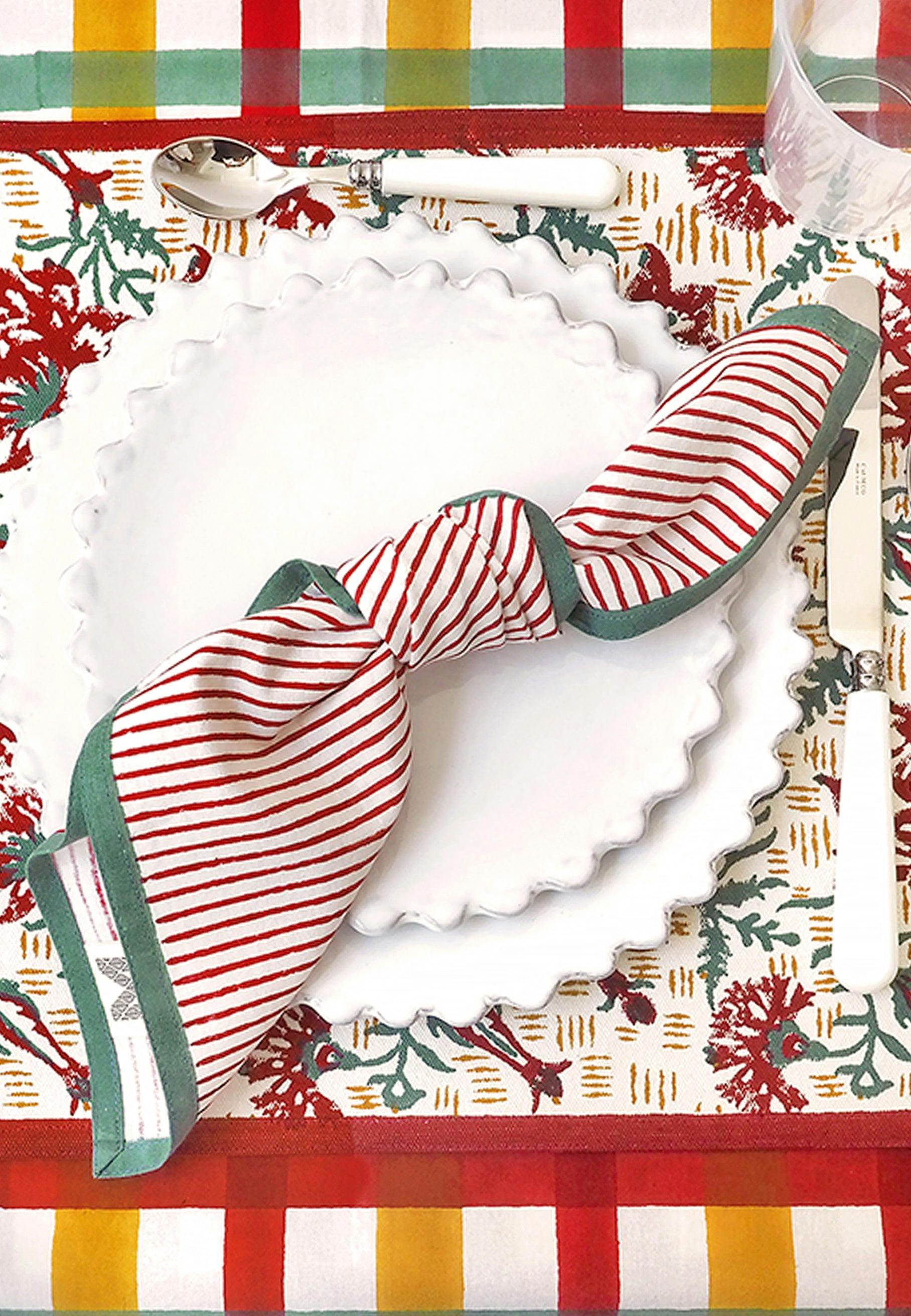 Block-Printed Table Napkins