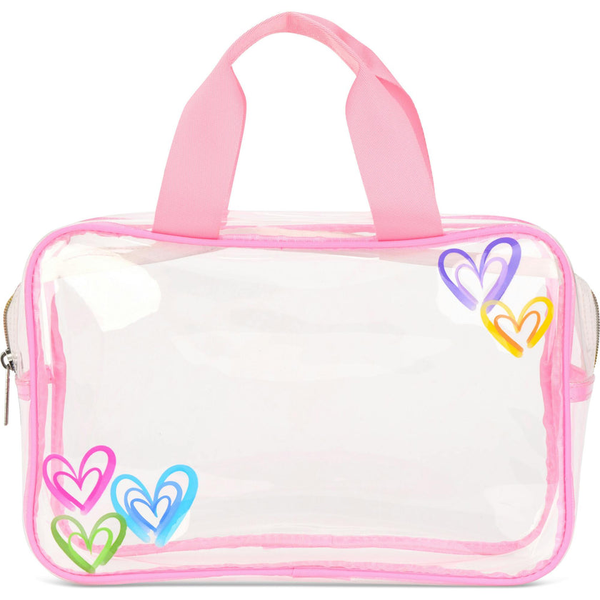 COREY PAIGE HEARTS COSMETIC BAG TRIO
