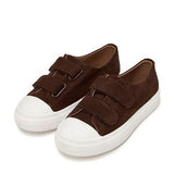 Jessie Double Velcro Strap Suede  Sneakers